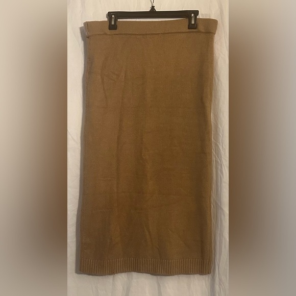 Calvin Klein Jeans Women’s Brown Size Large Skirt with Slit In Front - Picture 2 of 5